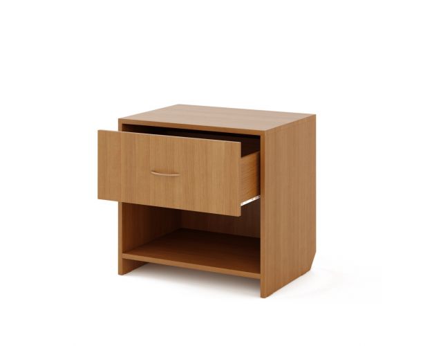 Тумба прикроватная с ящиком (Бук темный)